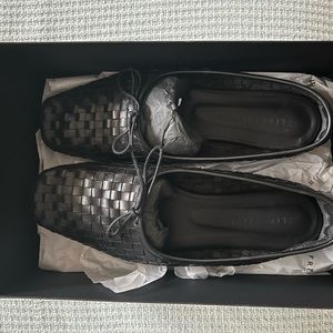 Freda Salvador Jada Woven Ballet flats black 9m great condition